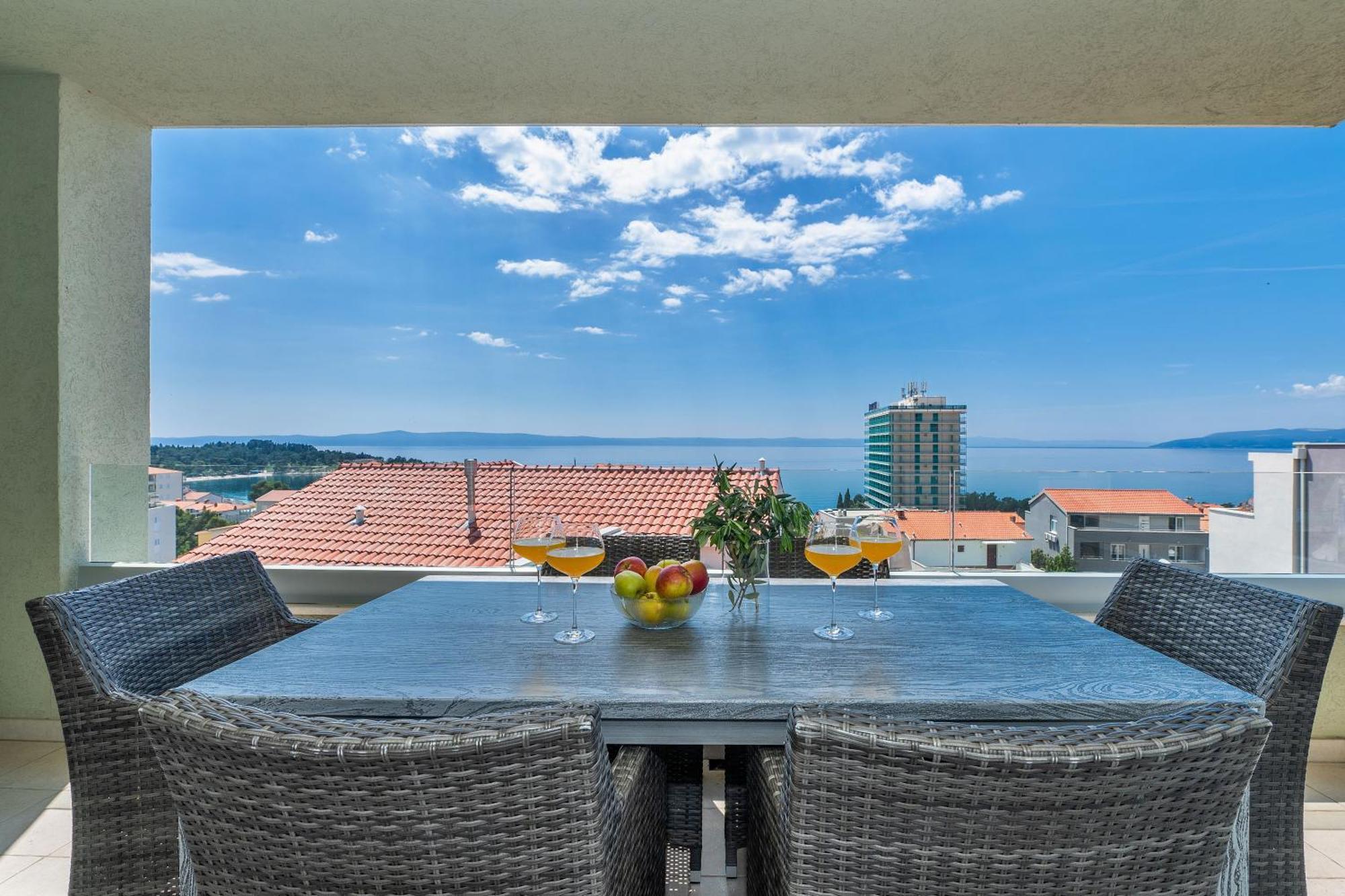 Luxury Apartment Stockholm -Sea&City View Makarska Luaran gambar